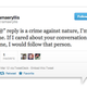 Image for article titled Did Twitter Change the Way Replies Work? (Update 2)